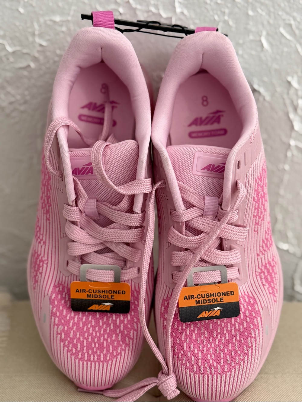Avia Pink Women's Air-Cushioned Athletic Sneakers